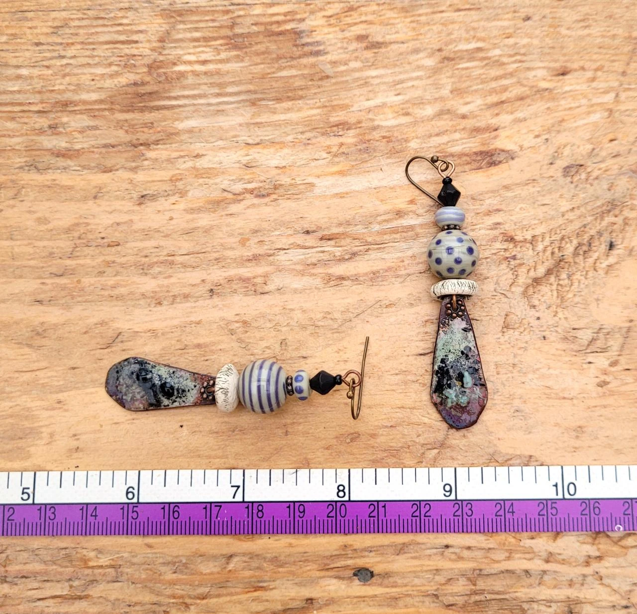 Handcrafted enamel earrings, lampworks, and artisan ceramics. – photo 10